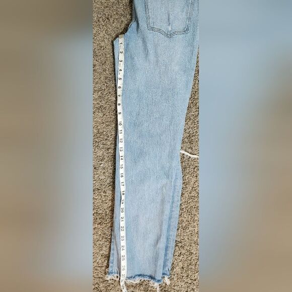 Madwell The High-Rise Slim Crop Boyjean: Knee-Rip Edition Size 24 - Picture 8 of 10